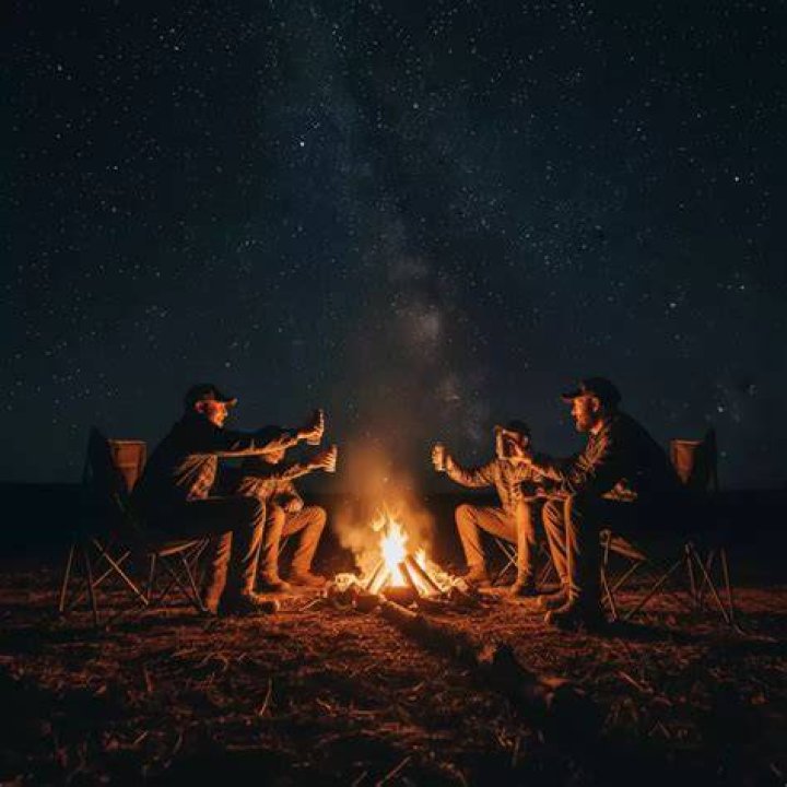 Early season campfire with a view at Twin Lakes, Colorado r