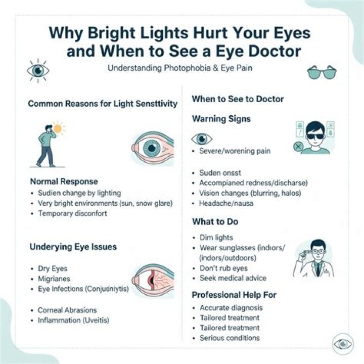 Eye Problems With Lights At Night