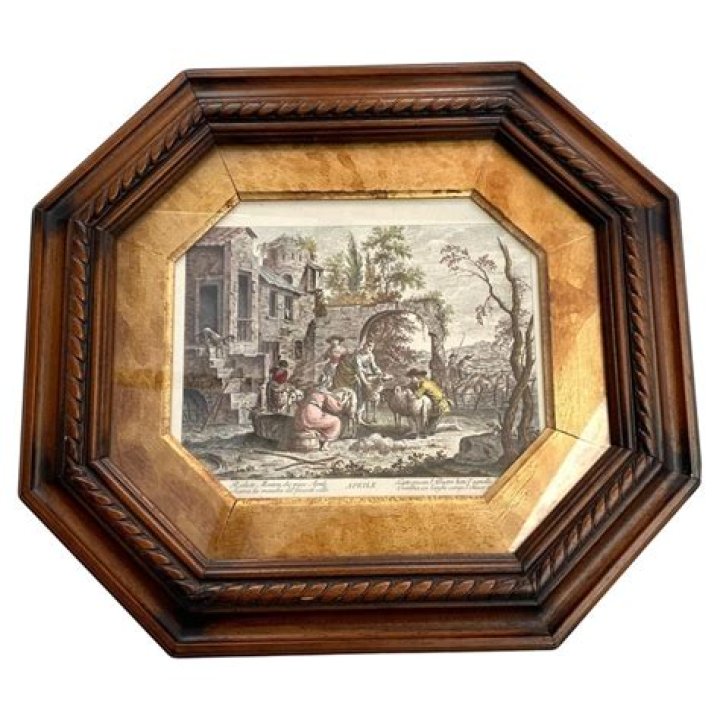 Guglielmo Zocchi Early 20th Century Italian Genre Scene Oil Painting
