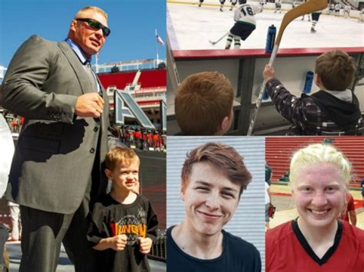 How many sons does Brock Lesnar have?