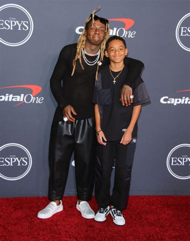 Lil Wayne and Son Kameron Carter at the 2022 ESPYs POPSUGAR Celebrity