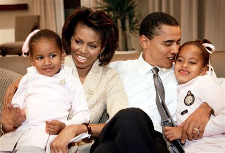 Obama Family Album Barack, Michelle, Malia, Sasha Photos