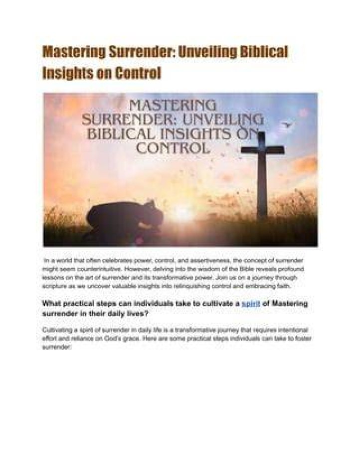 Uncover Biblical Insights And Practical Lessons