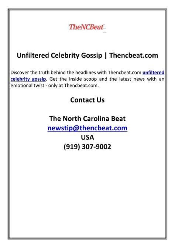 Unfiltered Opinions And Celebrity Gossip