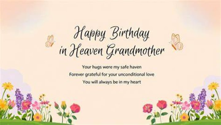 Unveiling The Profound Meaning Of "Happy Birthday Grandmother In Heaven"