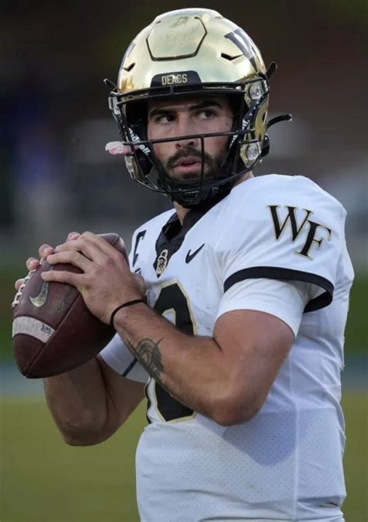Wake Forest QB Sam Hartman returns after blood clot scare